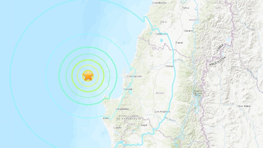 Fuerte sismo de magnitud 6,6 se registra en la región chilena del Biobío