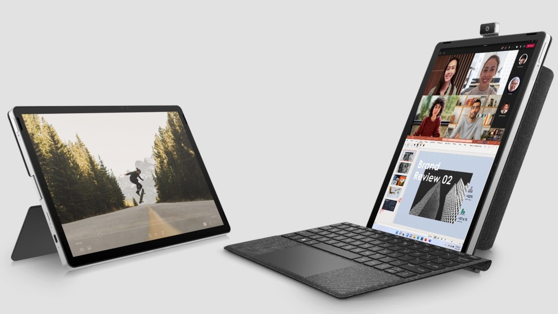 HP presenta una tableta con Windows 11 y un curioso formato convertible - RT