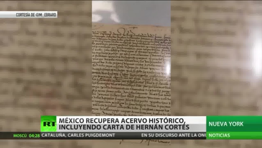 México celebra la recuperación de importantes elementos de su patrimonio histórico