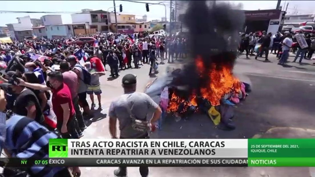 Caracas intenta repatriar a los venezolanos tras el acto racista en Chile