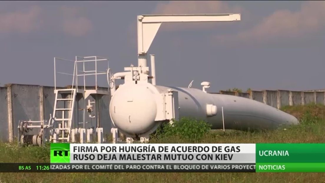 La firma por Hungría de un acuerdo de gas con Rusia provoca malestar mutuo con Kiev