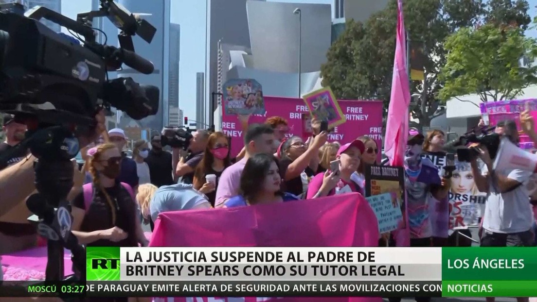 Justicia estadounidense retira la tutela legal al padre de Britney Spears