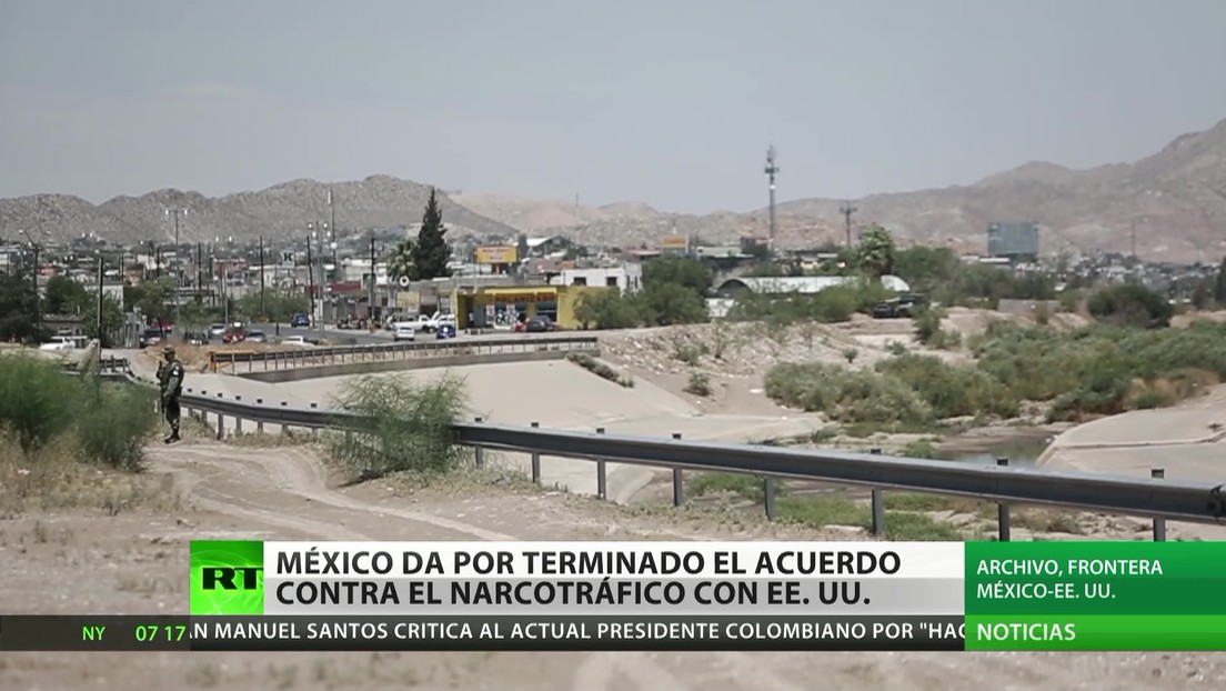 México da por terminado el acuerdo contra el narcotráfico con Estados Unidos