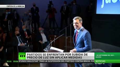 España: Partidos se enfrentan por la subida del precio de la luz sin aplicar medidas