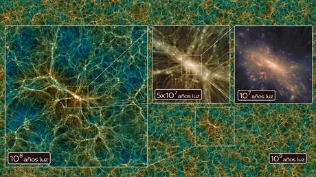 Presentan la simulación del universo más exacta y completa que existe