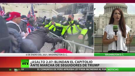 EE.UU.: Temor a un nuevo asalto al Capitolio ante una marcha de seguidores de Trump