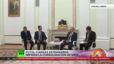 Los presidentes de Rusia y Siria abordaron el terrorismo y la cooperación