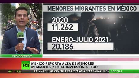 México reporta un aumento de menores migrantes