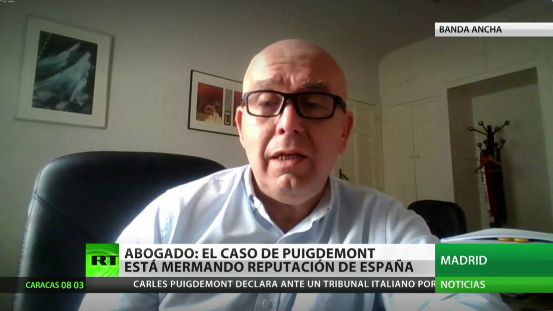 Abogado de Puigdemont: El caso del expresidente de Cataluña le cuesta a España "un precio reputacional muy elevado"