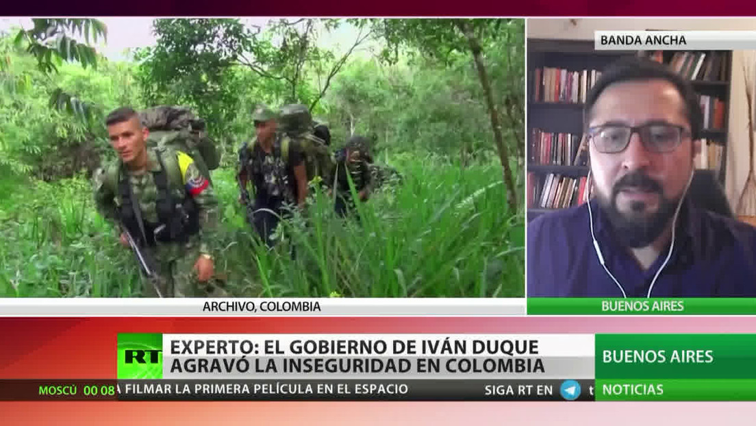 Un experto afirma que el Gobierno de Iván Duque ha agravado la inseguridad en Colombia