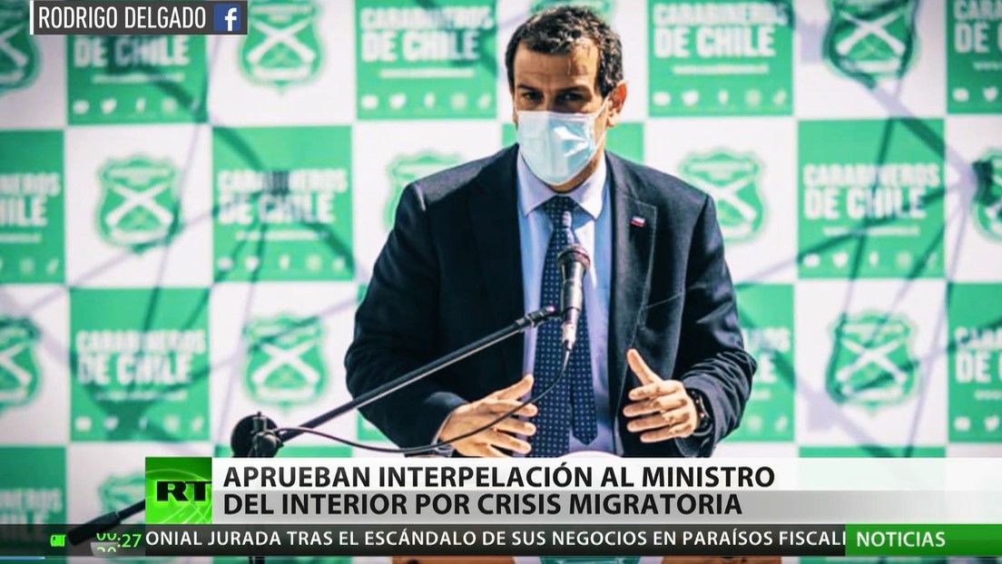 Diputados chilenos aprueban la interpelación al ministro del Interior por la crisis migratoria