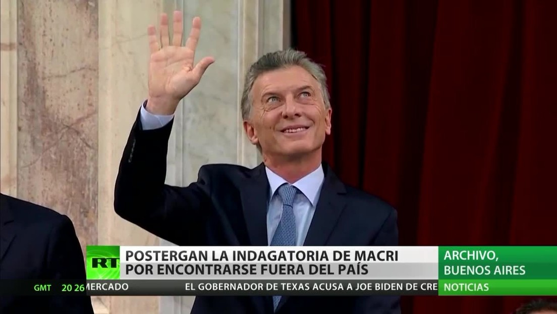 Postergan la indagatoria de Macri por encontrarse fuera de Argentina
