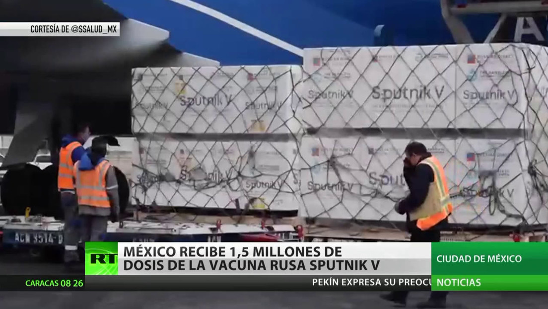 México recibe 1.500.000 nuevas dosis de la vacuna rusa Sputnik V