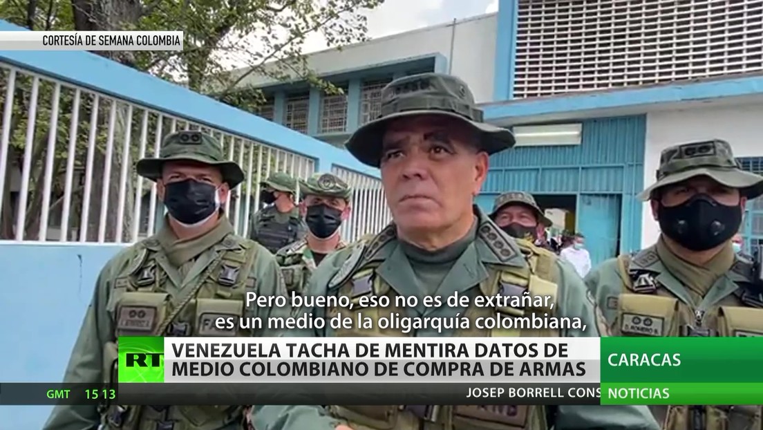 Venezuela califica de falsa la noticia de un medio colombiano sobre compra de armas a Irán