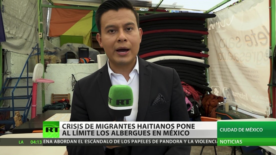 Crisis de migrantes haitianos pone al límite los albergues en México