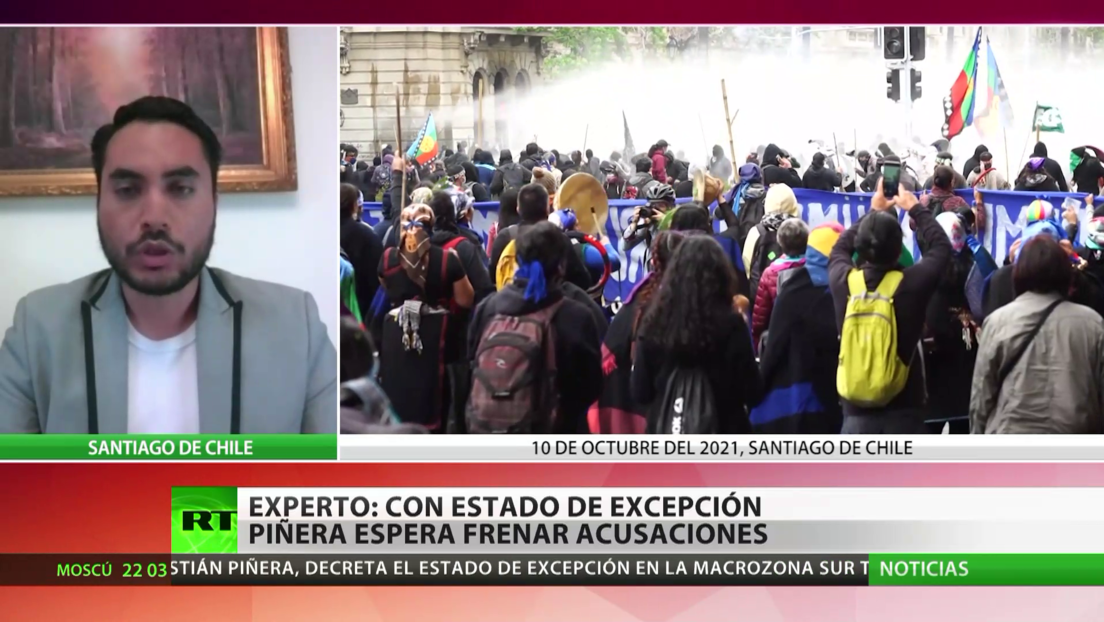 Chile: Piñera decreta Estado de excepción en Macrozona Sur ante protestas