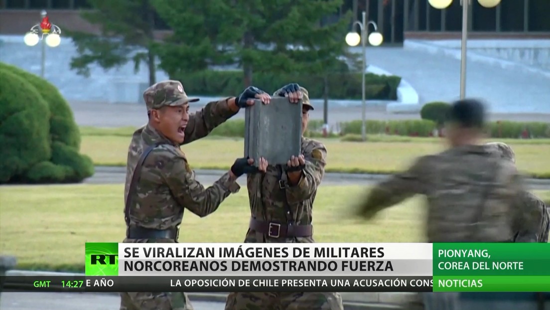 Se viralizan imágenes de militares norcoreanos haciendo demostraciones de fuerzas