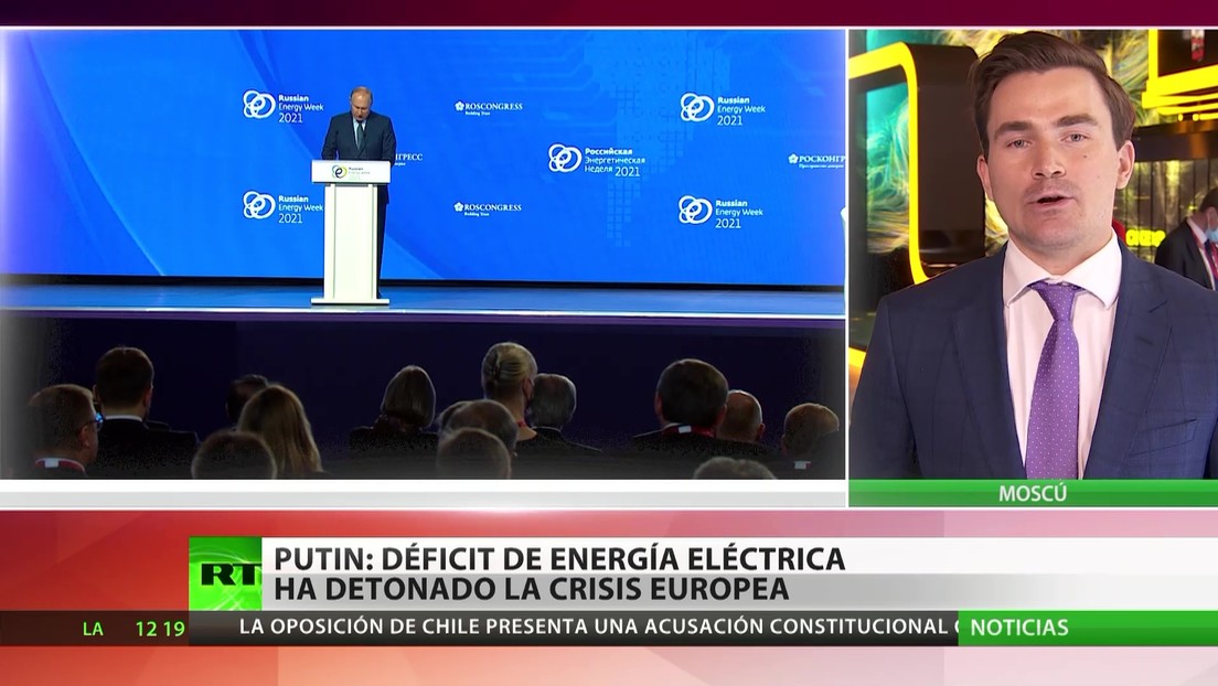 Putin: Déficit de energía eléctrica ha detonado la crisis europea