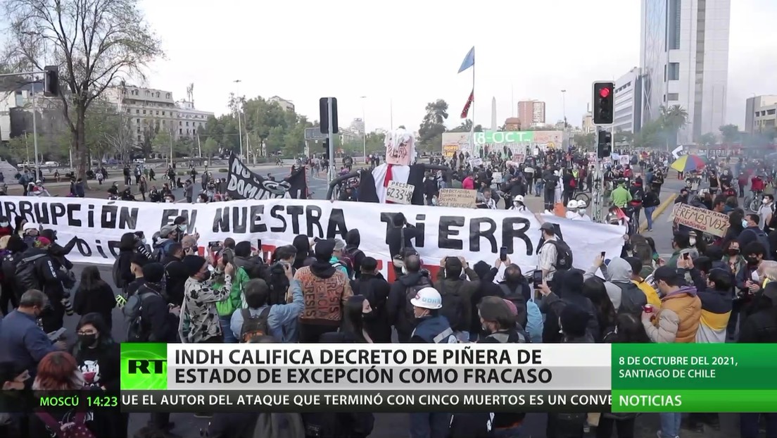 Chile: El Instituto Nacional de Derechos Humanos califica el decreto de Piñera de estado de excepción como fracaso
