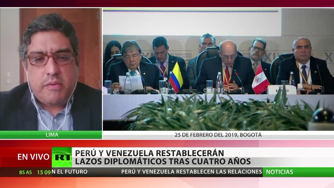 Experto: El restablecimiento de los lazos diplomáticos entre Perú y Venezuela "se veía venir"