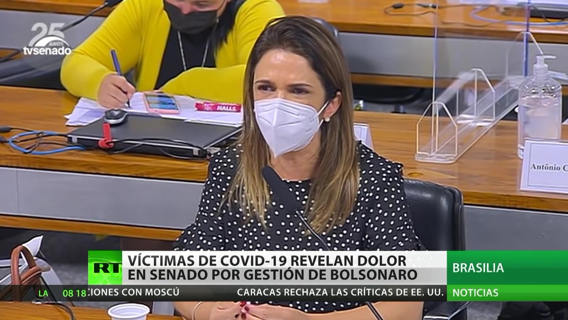 Brasil: Víctimas de la pandemia revelan su dolor en el Senado por la gestión de Bolsonaro