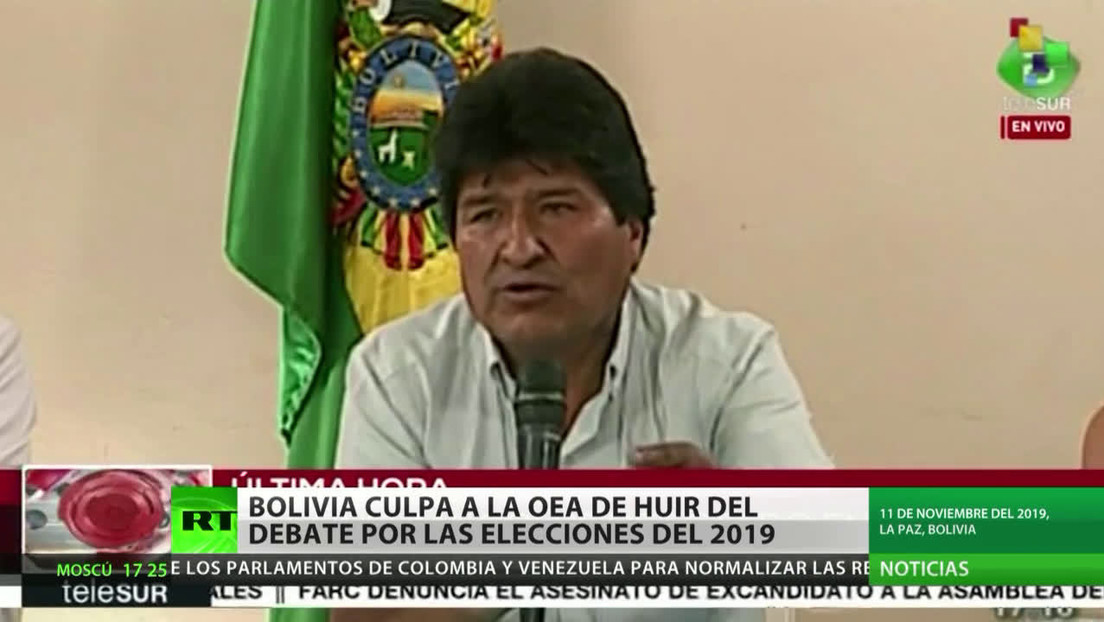 Bolivia culpa a la OEA de huir del debate por las elecciones del 2019