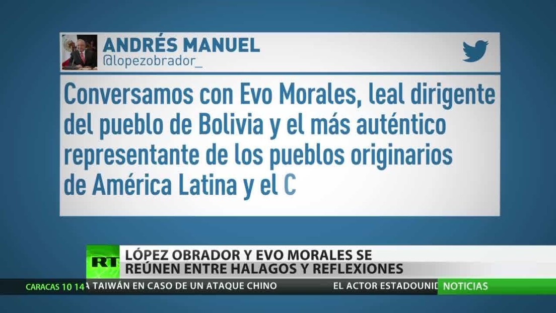 López Obrador y Evo Morales se reúnen entre halagos y reflexiones