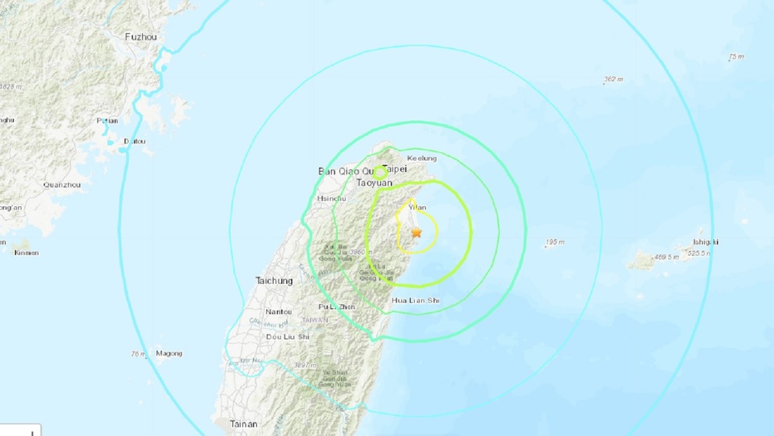 Un terremoto de magnitud 6,3 se registra en el noreste de Taiwán