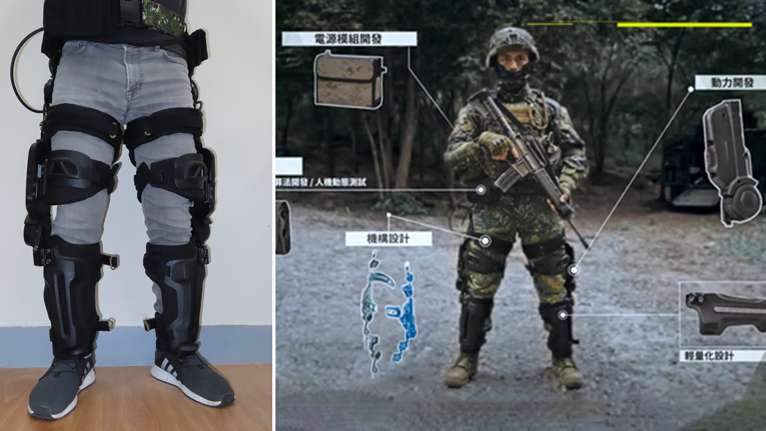 Taiwán desarrolla un exoesqueleto para dar 'superfuerza' a sus soldados