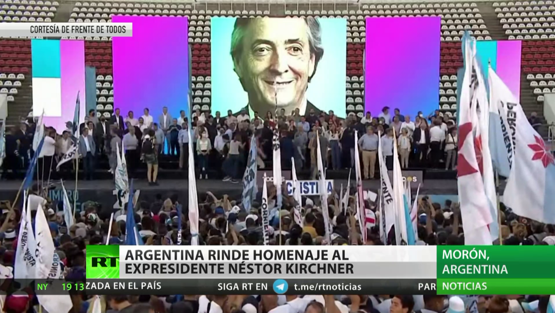 Argentina rinde homenaje al expresidente Néstor Kirchner
