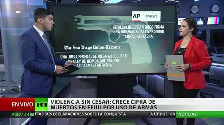 Violencia que no cesa: crece la cifra de muertos en EE.UU. por el uso de armas