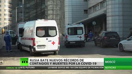 Rusia bate nuevos récords de contagios y muertes por coronavirus