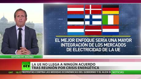 La UE no llega a ningún acuerdo tras reunión por la crisis energética