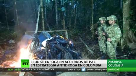 EE.UU. se enfoca en los Acuerdos de Paz en la estrategia antidroga en Colombia