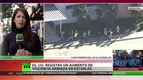 EE.UU. registra un aumento de violencia armada en escuelas