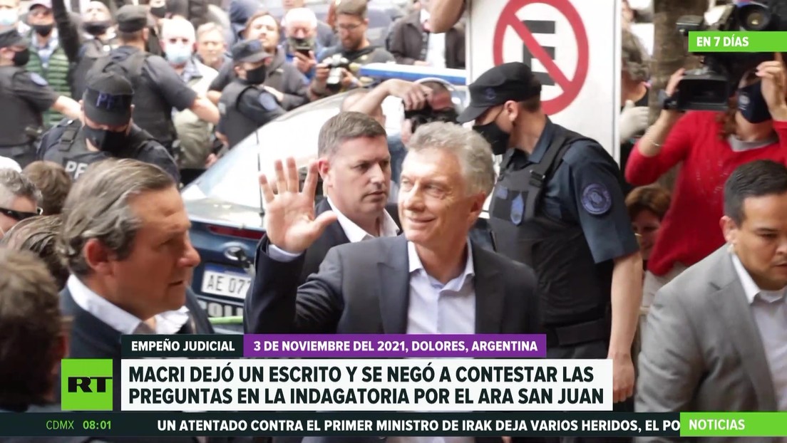 Macri se negó a contestar las preguntas en la indagatoria por el ARA San Juan