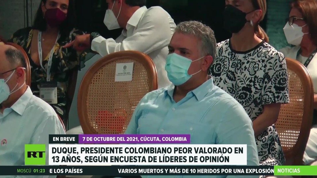 Una encuesta entre líderes de opinión en Colombia sitúa a Duque como el presidente peor valorado en 13 años