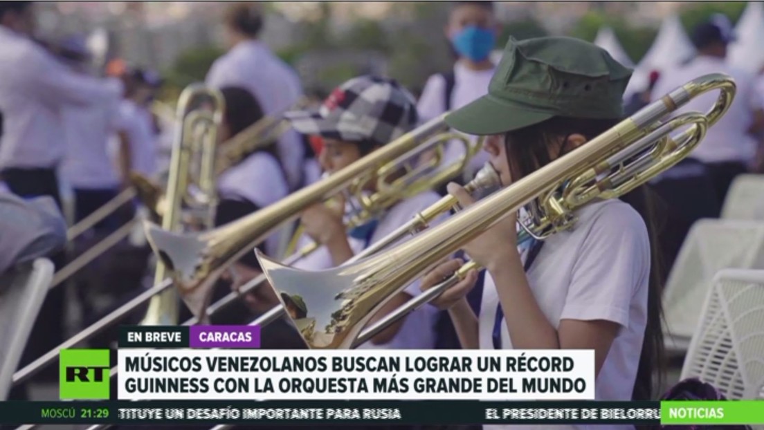 12.000 músicos venezolanos buscan lograr el récord Guinness a la orquesta más grande del mundo