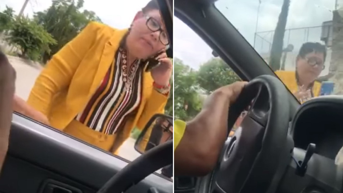 'Lady presidenta': una ejecutiva mexicana se encara a un conductor 'armada' con un bate  (VIDEO)