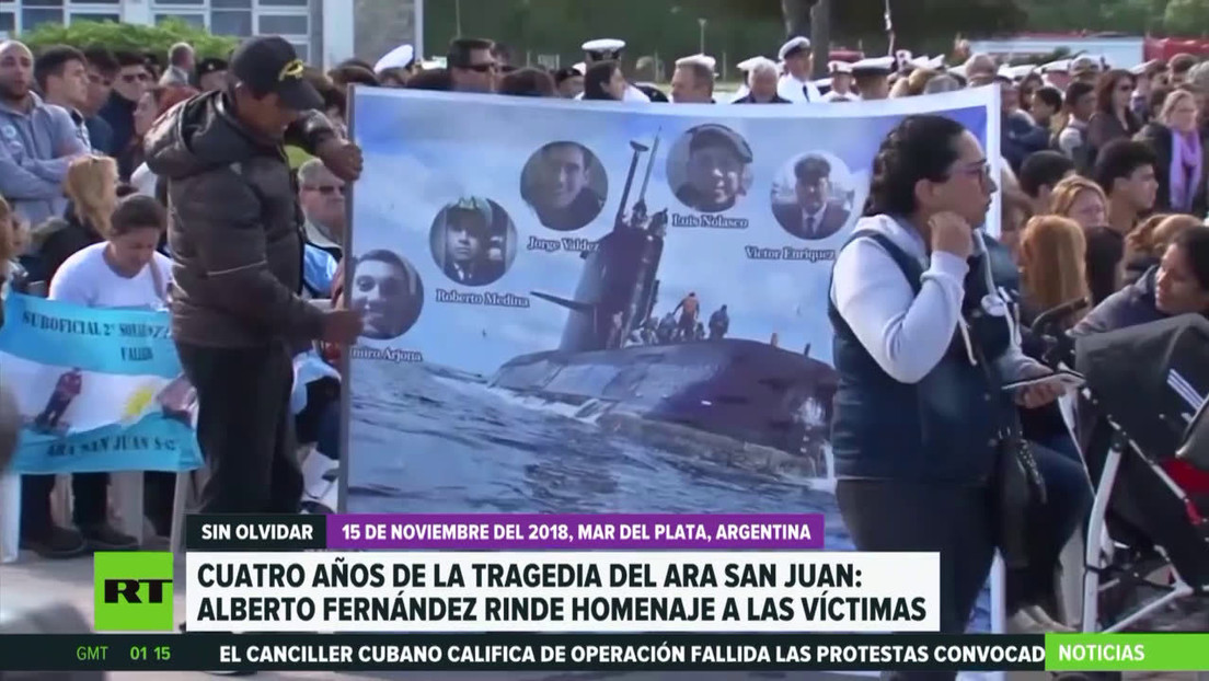 Cuatro años de la tragedia del ARA San Juan: Alberto Fernández rinde homenaje a las víctimas