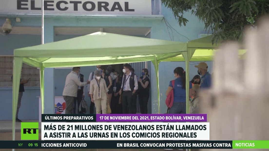 Más de 21 millones de venezolanos están llamados a las urnas en los comicios regionales y municipales