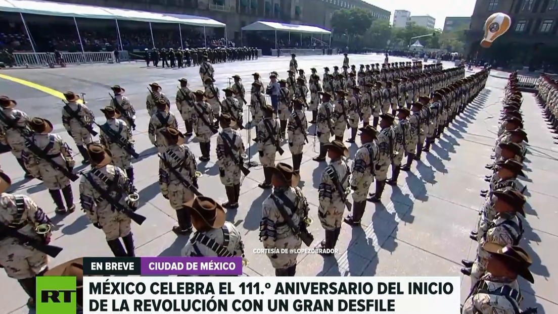México conmemora el 111° aniversario del inicio de la Revolución con un gran desfile