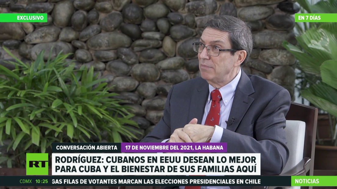 Bruno Rodríguez afirma que los cubanos residentes en EE.UU. quieren "una relación normal con su nación" y "lo mejor para sus familias" en la isla