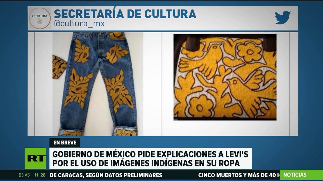 El Gobierno de México pide explicaciones a Levi's por el uso de imagenes indígenas en su ropa