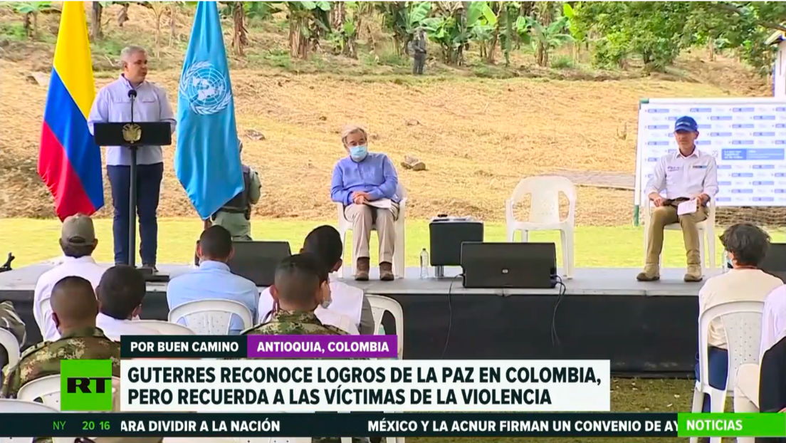 La ONU reconoce los logros de la paz en Colombia, pero recuerda a las víctimas de la violencia