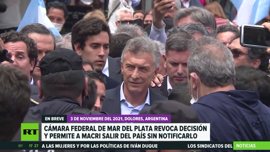 Justicia argentina revoca la decisión que prohibía salir del país al expresidente Mauricio Macri