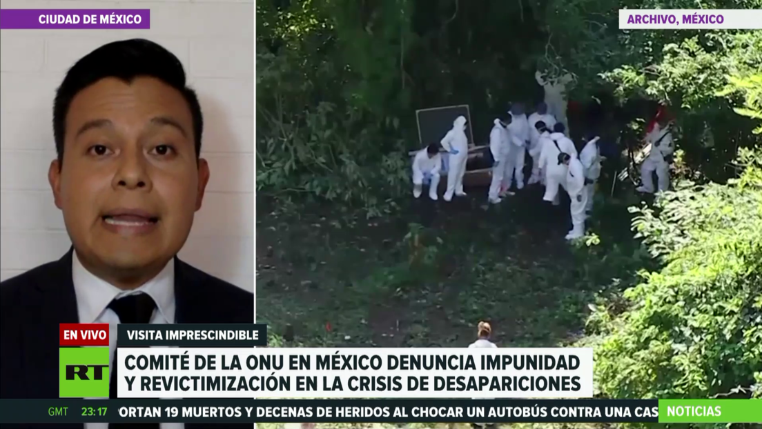 La ONU denuncia impunidad en la crisis de desapariciones en México