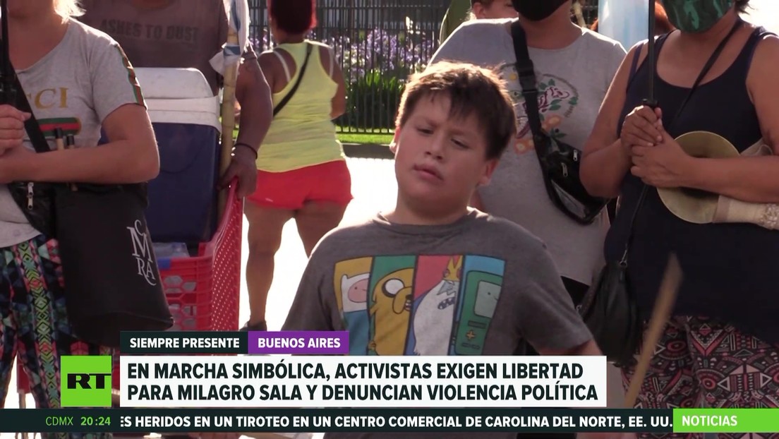 Activistas exigen en Argentina la libertad para Milagro Sala y denuncian la violencia política