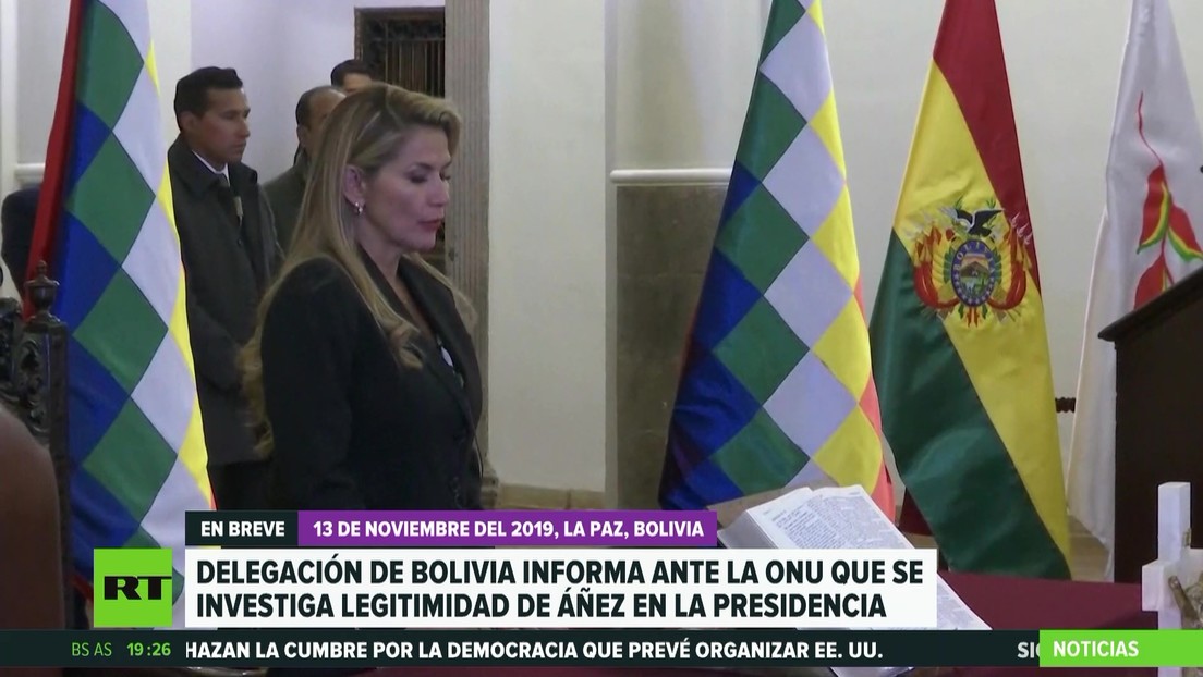Delegación de Bolivia informa ante la ONU que se investiga la legitimidad de la presidencia de Áñez