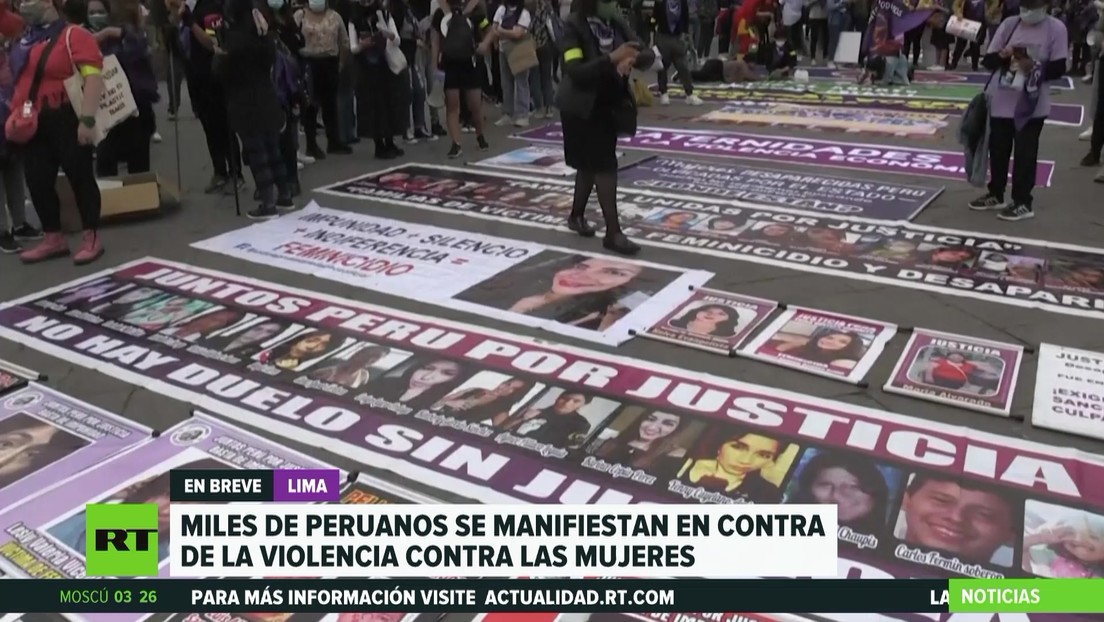 Miles de peruanos repudian en la calle la violencia contra las mujeres